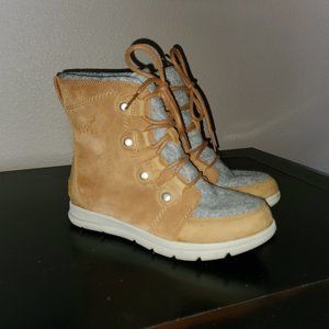 Sorel Explorer Joan Boot Camel Brown 8.5